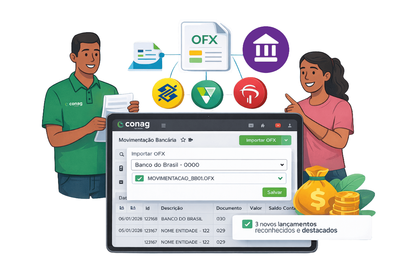 Movimentação bancária