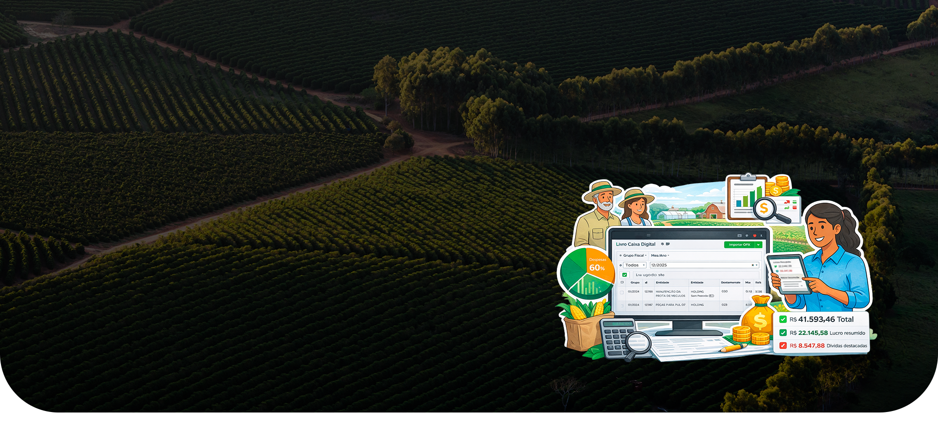 CONAG Agro Soluções — ERP Rural para Gestão Inteligente do Agronegócio